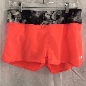 Hot pink MPG running shorts